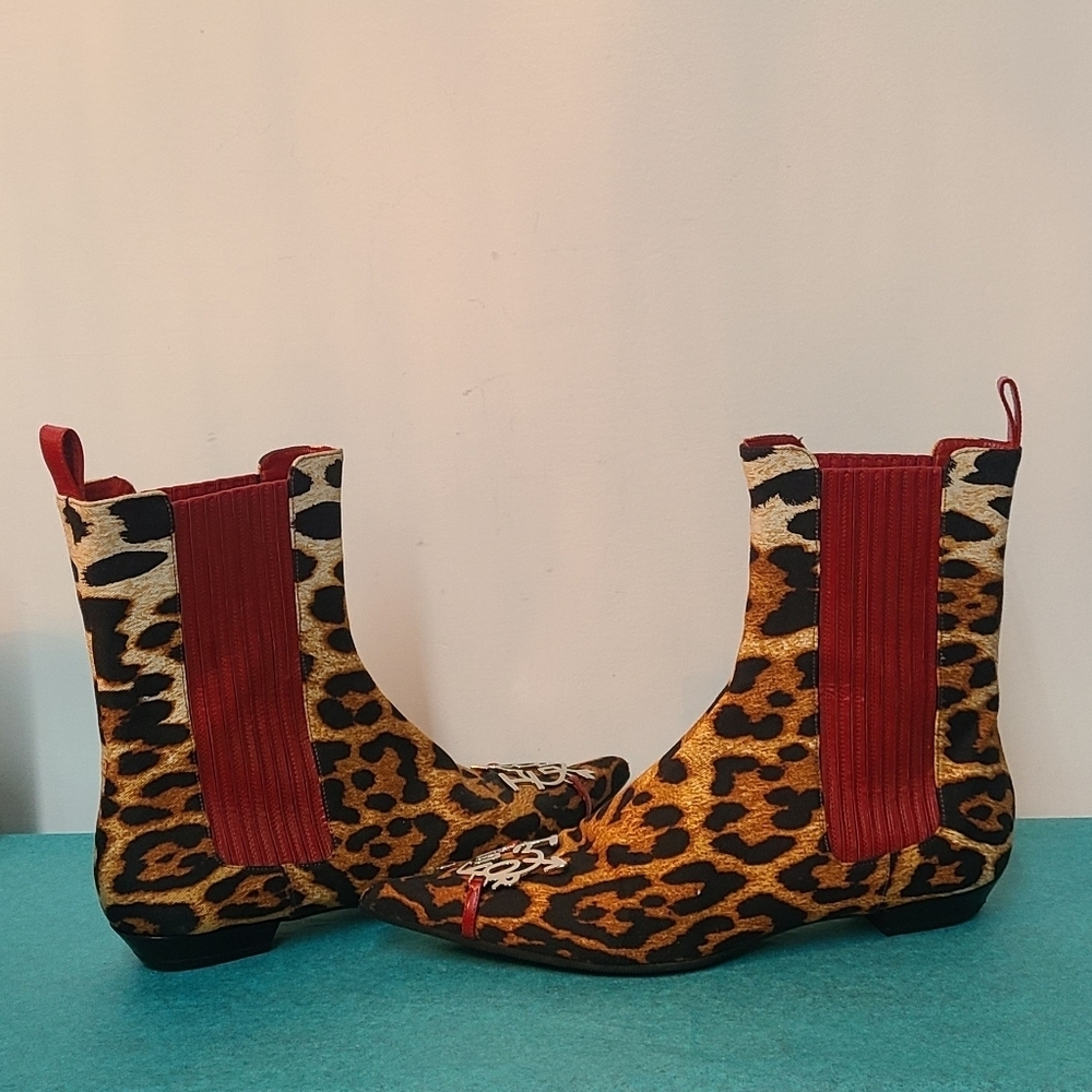 Christian Dior Leopard 🐆 Print Booties European Size 38 - Picture 10 of 14